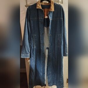 80's Levi's Long Duster Denim Jacket